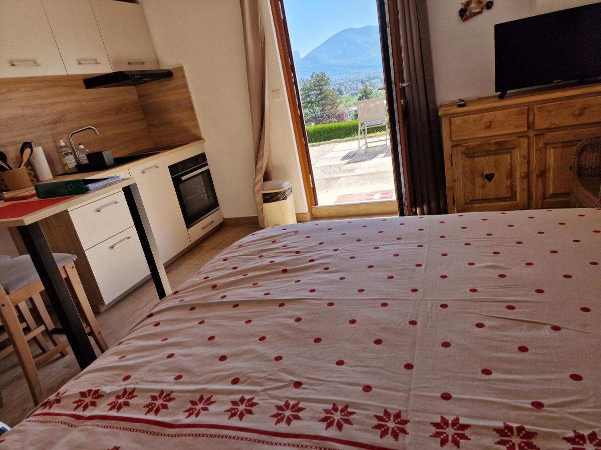 Studio Bellevue Appart Independant Renove 2024 Piscine Parking Proche Centre Annecy Poisy Eksteriør bilde